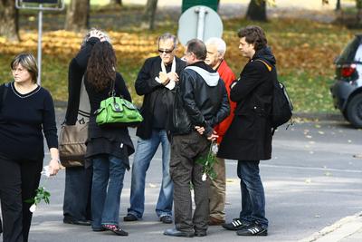Végső búcsú Albert Györgyitől-stock-foto