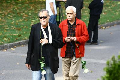 Végső búcsú Albert Györgyitől-stock-foto