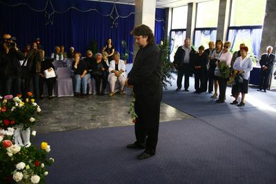 Végső búcsú Albert Györgyitől-stock-foto