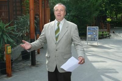 Budapestre érkezett a komodói sárkány-stock-foto