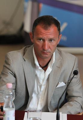 Londoni olimpia - az MTVA sajtótájékoztatója-stock-foto