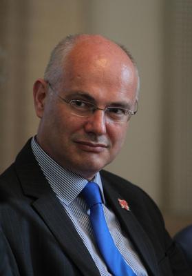 Londoni olimpia - az MTVA sajtótájékoztatója-stock-foto