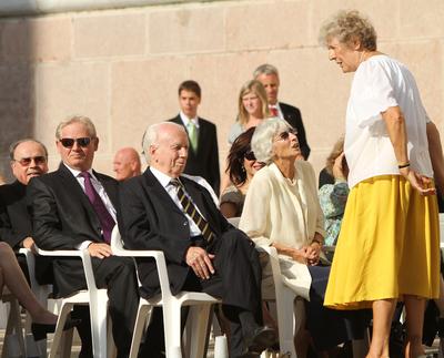 Augusztus 20 - Körmenet-stock-foto