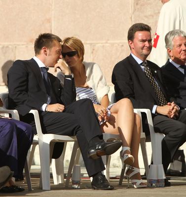 Augusztus 20 - Körmenet-stock-foto