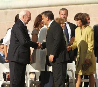 Augusztus 20 - Körmenet-stock-foto