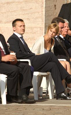 Augusztus 20 - Körmenet-stock-foto