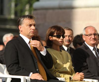 Augusztus 20 - Körmenet-stock-foto