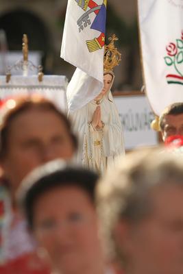 Augusztus 20 - Körmenet-stock-foto