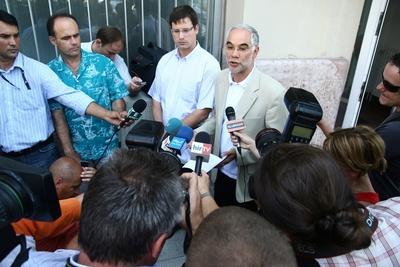 Balog Zoltán és Gulyág Gergely sajtótájékoztatója-stock-foto