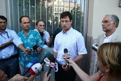 Balog Zoltán és Gulyág Gergely sajtótájékoztatója-stock-foto