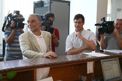 Balog Zoltán és Gulyág Gergely sajtótájékoztatója-stock-foto