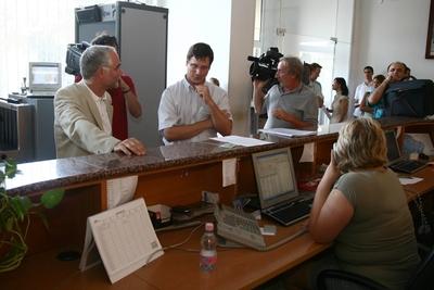 Balog Zoltán és Gulyág Gergely sajtótájékoztatója-stock-foto