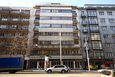 Bauhaus stílusban épült ház-stock-foto