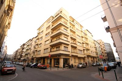 Bauhaus stílusban épült ház-stock-foto