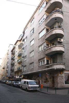 Bauhaus stílusban épült ház-stock-foto