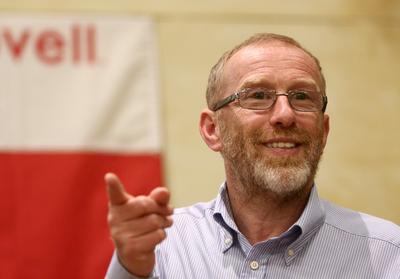 Dr. Beck György a Corvinus Egyetemen-stock-foto