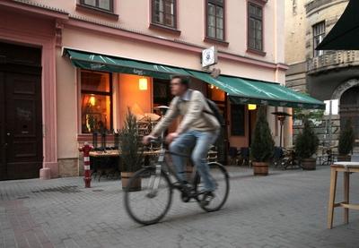Budapest, Hajós utca-stock-foto