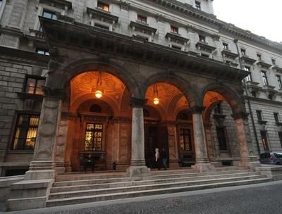 Budapest, Hajós utca-stock-foto