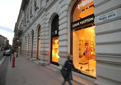 Budapest, Hajós utca-stock-foto