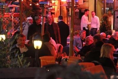 Budapest, Liszt Ferenc tér-stock-foto