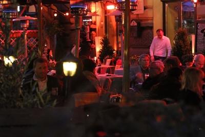 Budapest, Liszt Ferenc tér-stock-foto