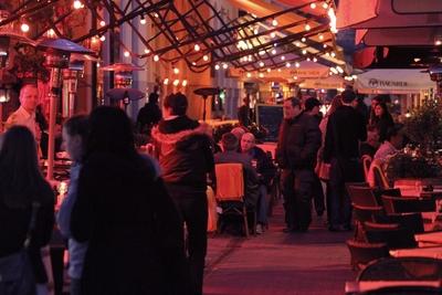 Budapest, Liszt Ferenc tér-stock-foto