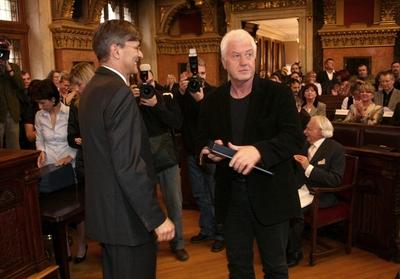 Díszpolgári Cím, Pro Urbe, Budapestért - díjátadó-stock-foto