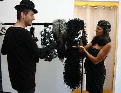 Bódi Sylvi új, exkluzív naptárjának fotózása-stock-foto