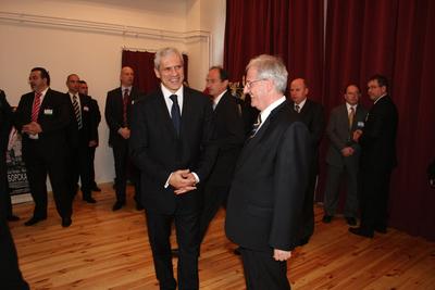 Hazánkba látogatott Boris Tadic szerb elnök-stock-foto