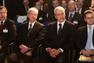 Hazánkba látogatott Boris Tadic szerb elnök-stock-foto