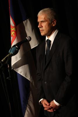 Hazánkba látogatott Boris Tadic szerb elnök-stock-foto