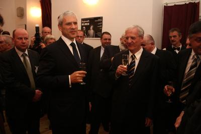 Hazánkba látogatott Boris Tadic szerb elnök-stock-foto