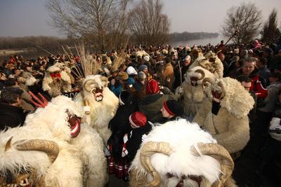 Busójárás 2009-stock-foto
