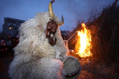 Busójárás 2009-stock-foto