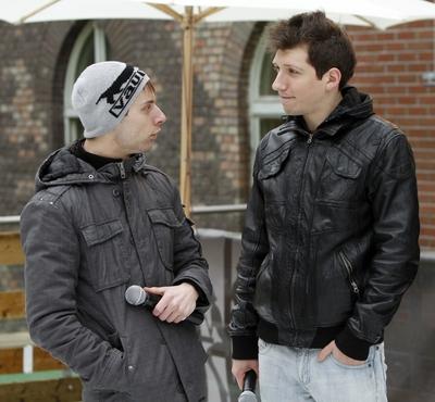 Új műjégpálya nyílt a Corvin Bevásárlóközpont tetején-stock-foto