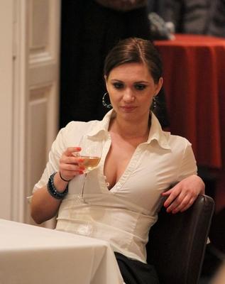 Délután - kétszereplős kávéházi életszelet-stock-foto