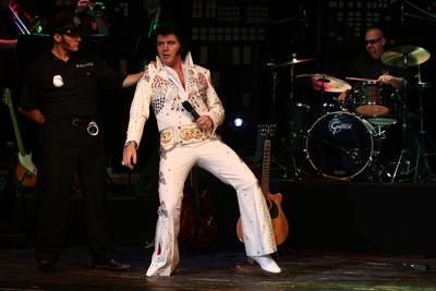 Elvis Country Tour 2009 &#39;Magyarország / Az Elvis-történet /-stock-foto
