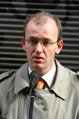 Megemlékezés a Jókai utcában-stock-foto