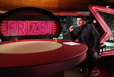 Az Esti Frizbi felvétele-stock-foto