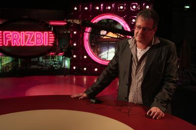 Az Esti Frizbi felvétele-stock-foto