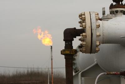 Földgáz-kitermelés, Makói-árok-stock-foto