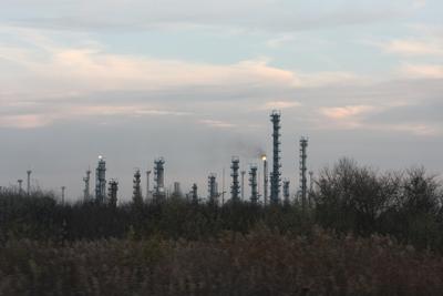 Földgáz-kitermelés, Makói-árok-stock-foto