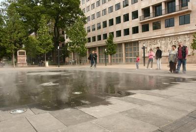 Budapest Főutcája-stock-foto