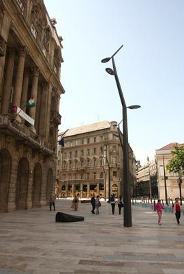 Budapest Főutcája-stock-foto