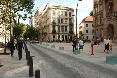 Budapest Főutcája-stock-foto