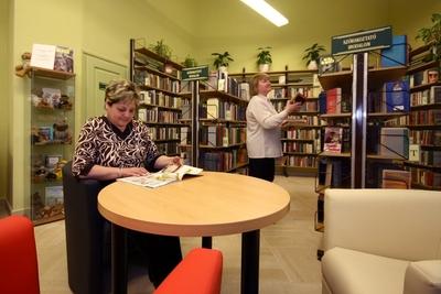 Mester utcai Szabó Ervin könyvtár-stock-photo