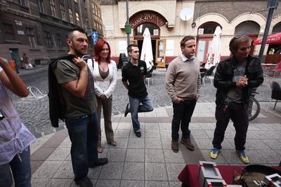 Gyermekétkeztetési akció-stock-foto