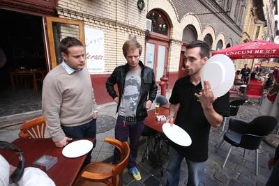 Gyermekétkeztetési akció-stock-foto