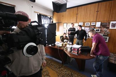 Gézengúzok - új sorozat a Duna TV-n-stock-foto