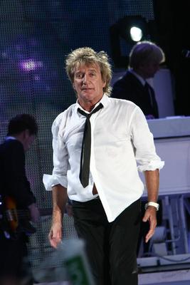 Rod Stewart koncert-stock-foto